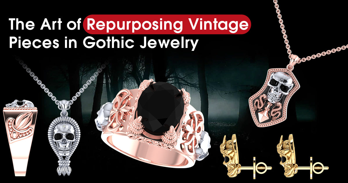 Vintage gothic Jewelry banner image