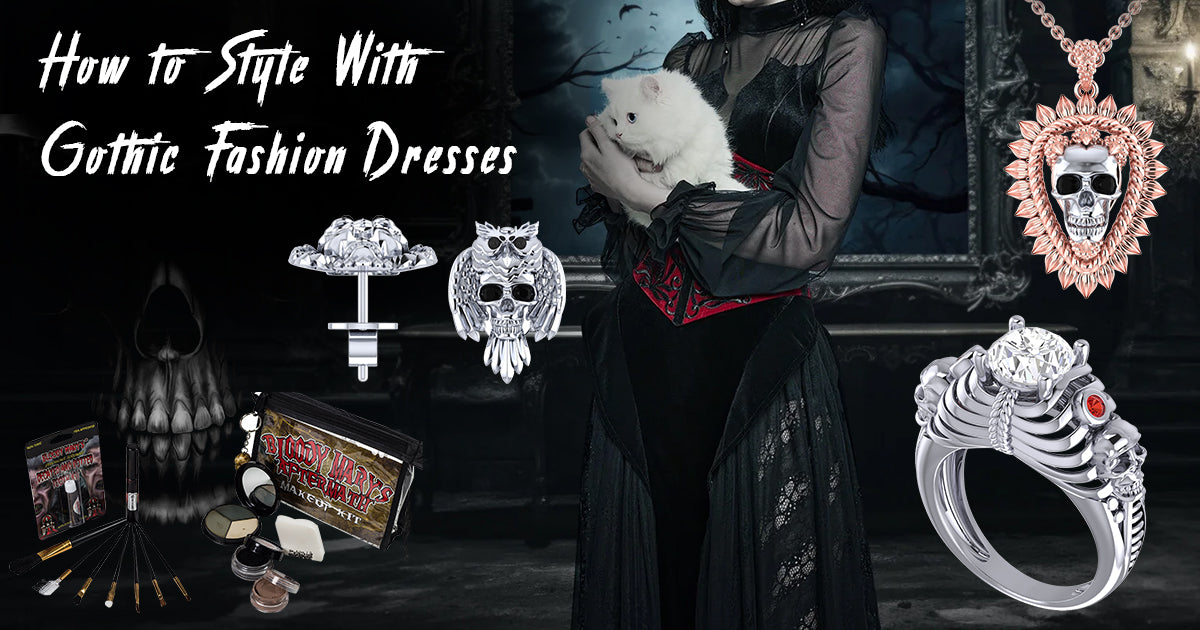 gothic fashion dress banner image