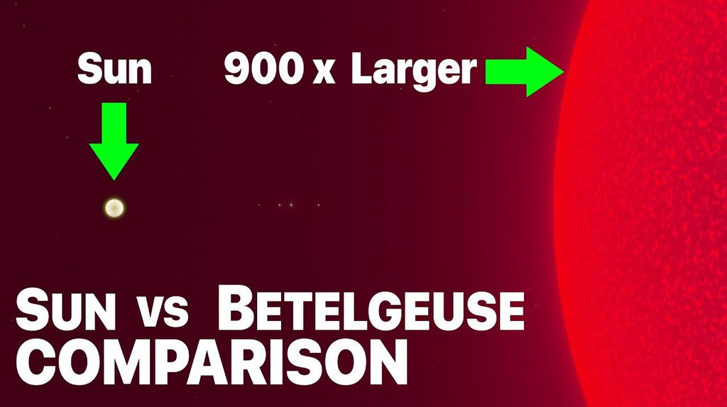 Betelgeuse Star vs. Sun