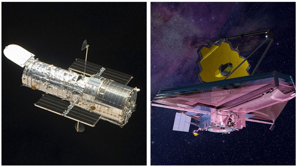 Hubble vs James Webb Telescope Size