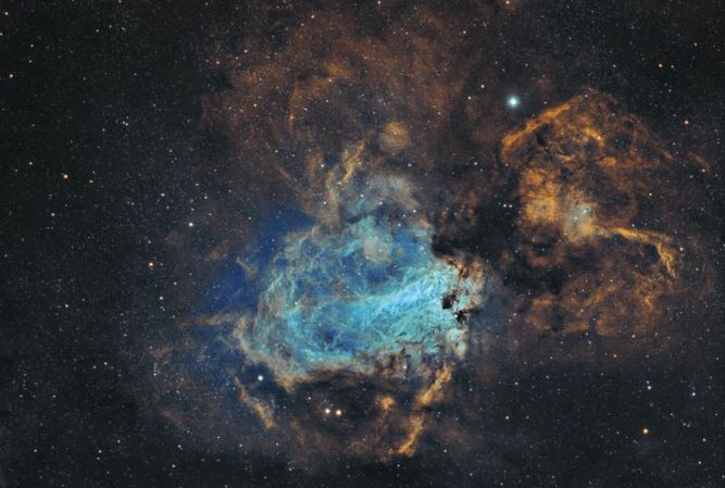 Composition of the Omega Nebula
