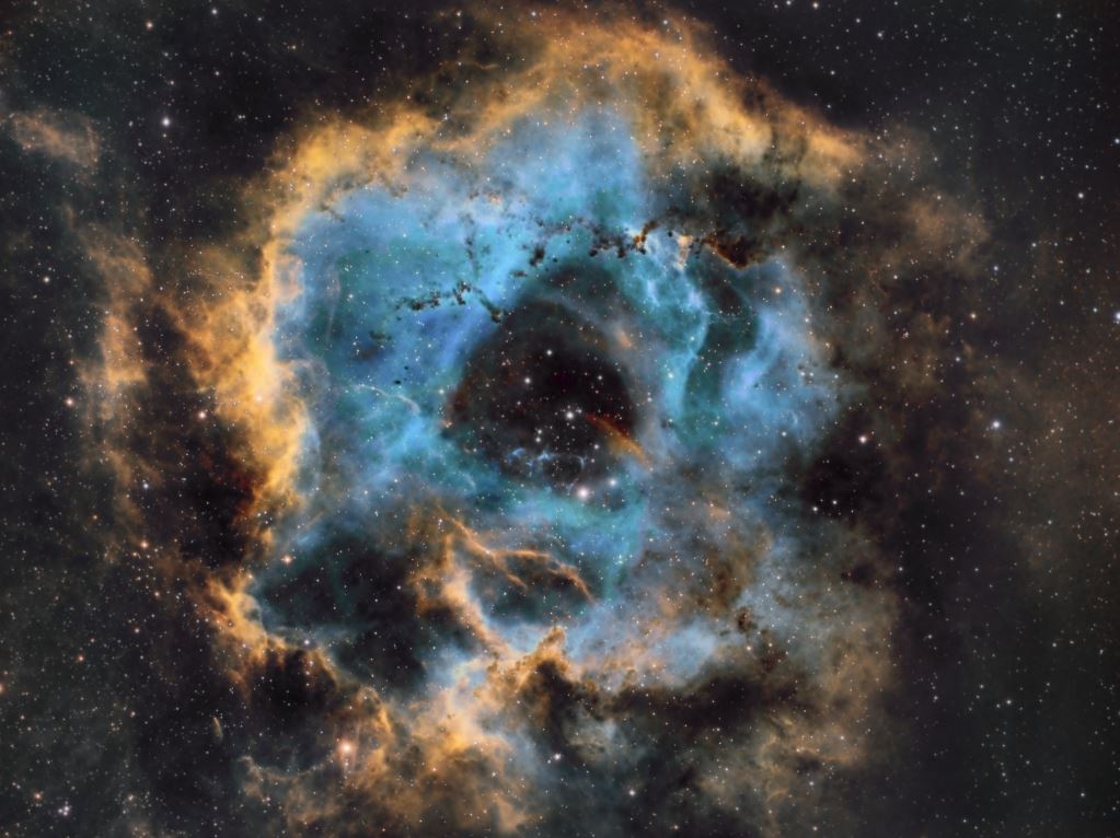 Astrophotography of the Rosette Nebula