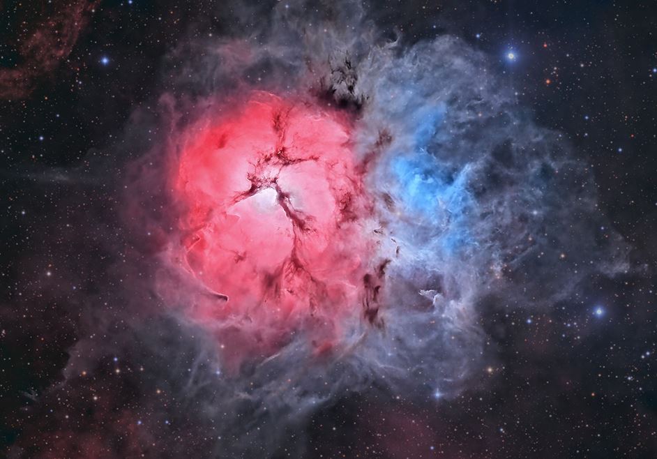 How Did the Trifid Nebula Form?