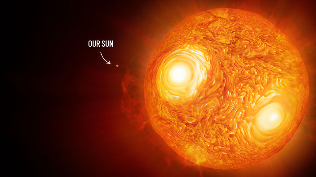 supergiant compared to sun