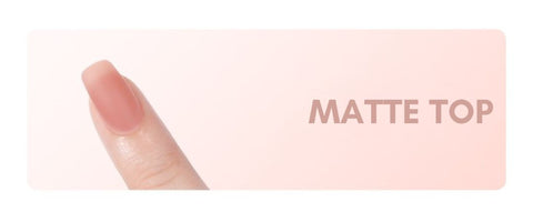 Gel nail tutorial apply matte top coat