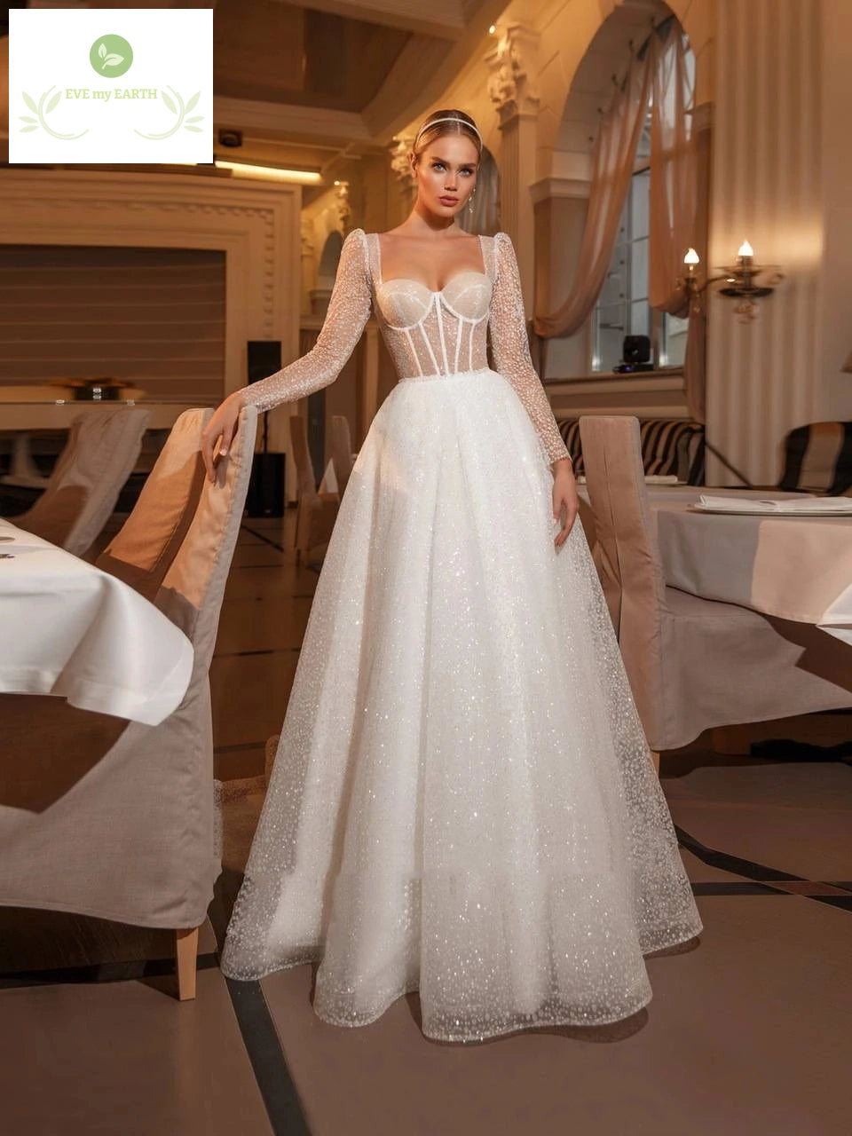 Wedding Bridal Dress A-Line Sweetheart Gown