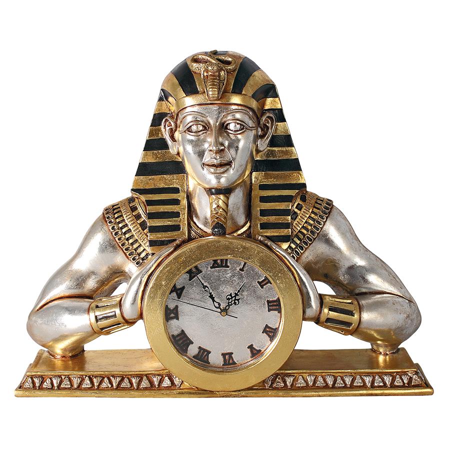 Egyptian Cobra Goddess Sand Timer Hourglass Statue