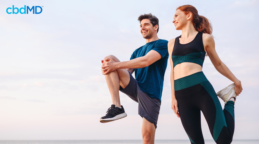 Couple Stretching with Elevated Energy During Day