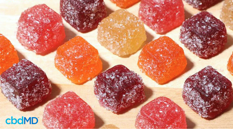 Table of Different Flavors of CBD Gummies