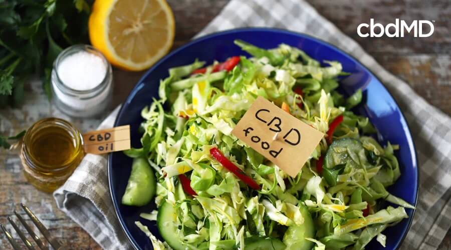 A shredded salad labeled as