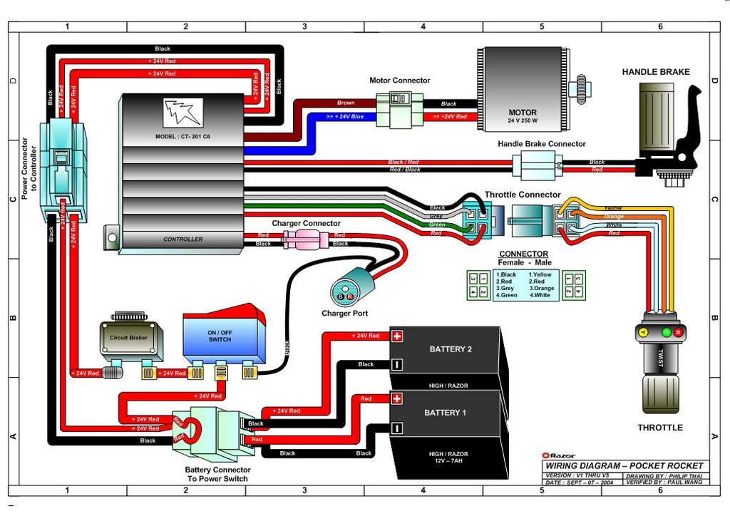 Electrical System Diagrams For Pocket Bike Dirt Bike Atv