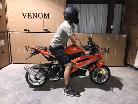 X18R 200cc venom automatic motorcycle