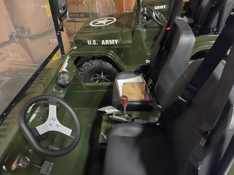 PAZ200-1 Army jeep UTV. Icebear adult jeep 200cc mini jeep