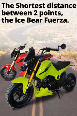Fuerza icebear x19r from venom motorsports USA 125cc motorcycle