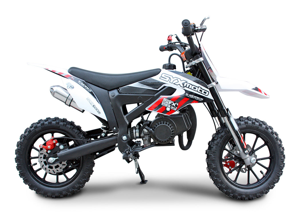 Syxmoto 49cc Kids Dirt Bike Gas 2 Stroke 50cc Pit Bike Motocross Venom Motorsports Usa