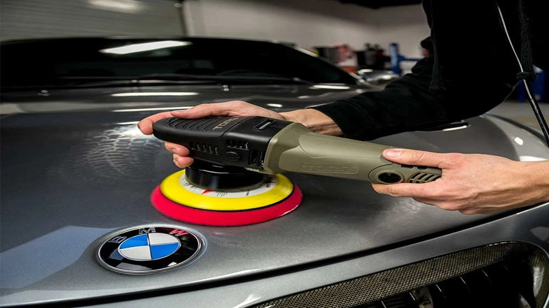 Polisher on BMW Hood