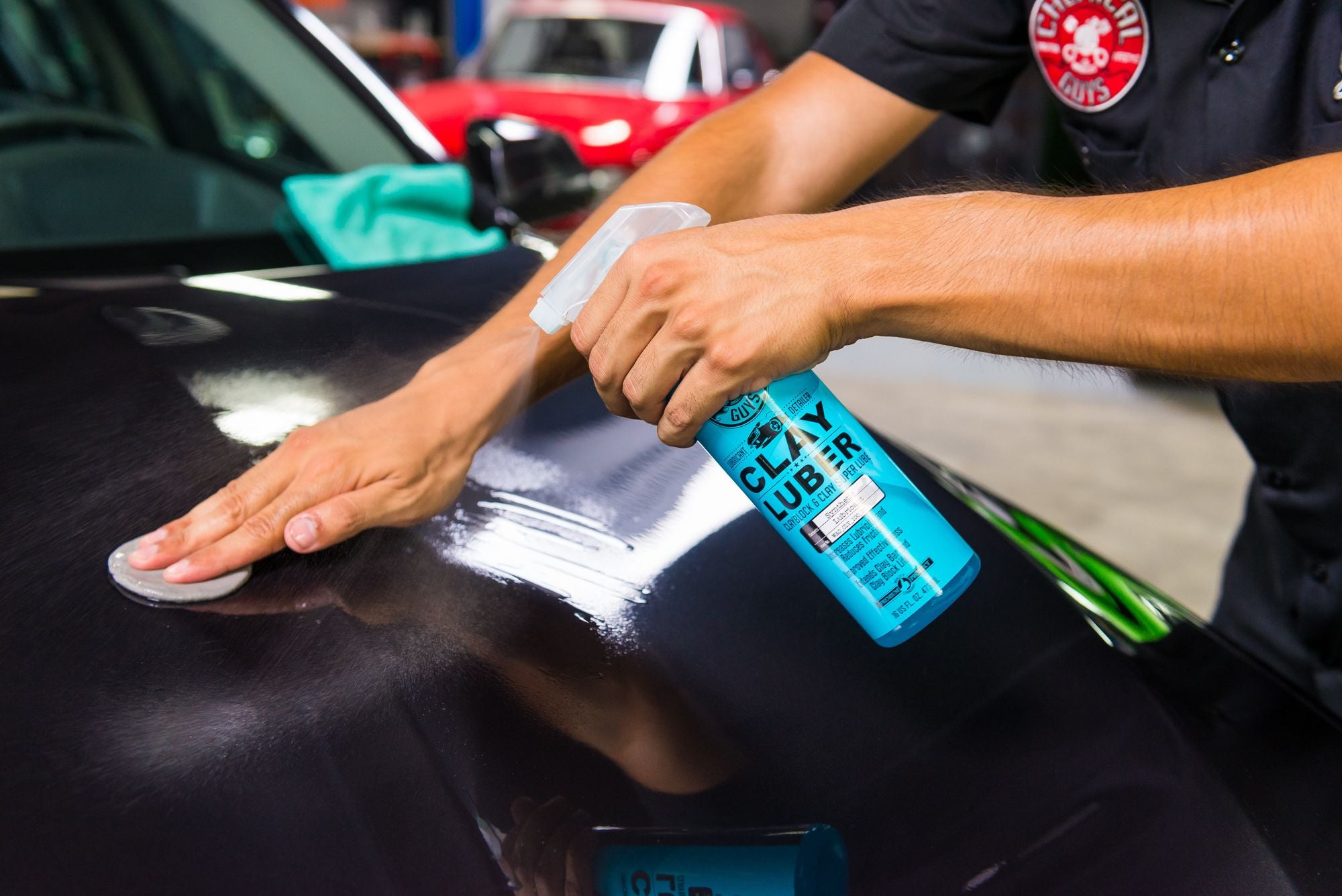Decontaminating a car with the Medium Duty Clay Bar and Clay Luber