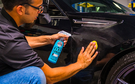 Using Clay on the Side of a Vehicle