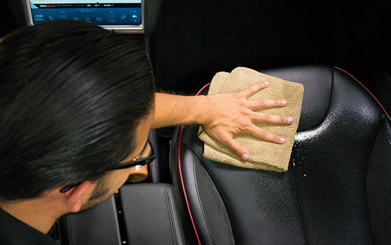 Wiping Down Leather Seats