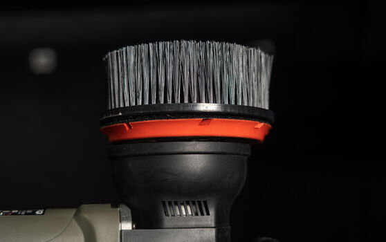 A Hook-and-Loop Carpet and Upholstery Brush