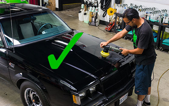 A Car being Polished