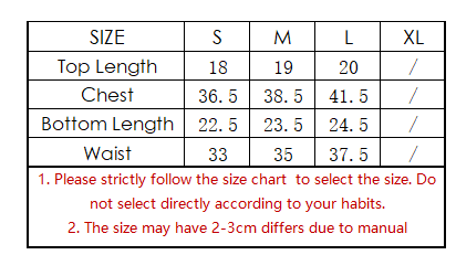 luna set size chart