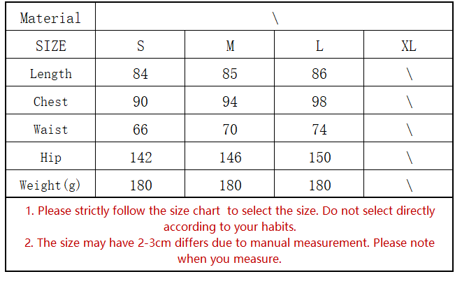 vanessa dress size chart