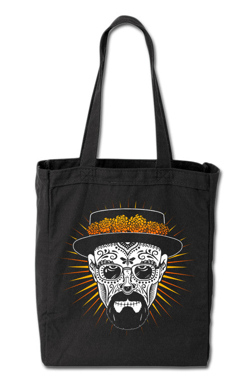 sugar skull tote bag