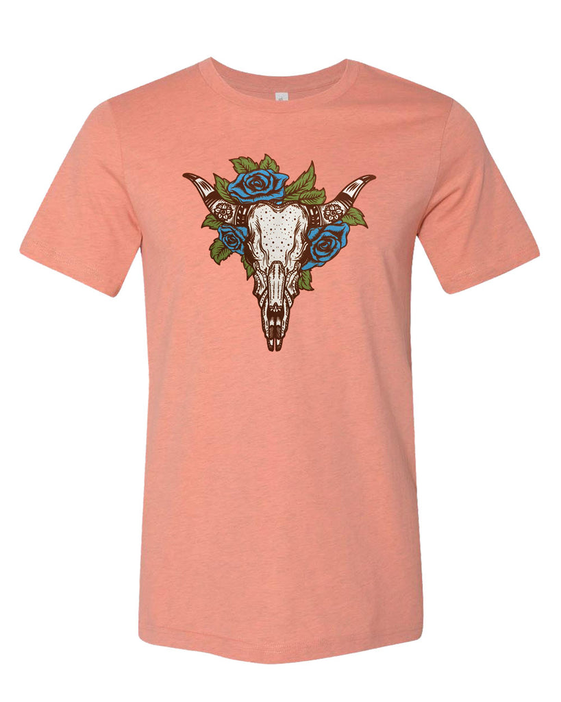 cow skull t shirt