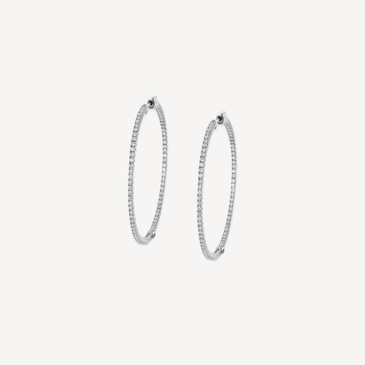 BIG HOOPS OR BLANC – Maison Paillard