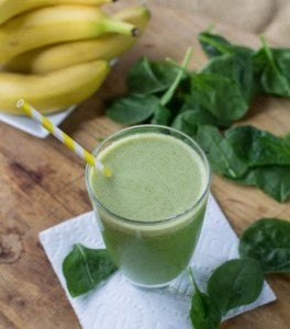 Spinach banana shake