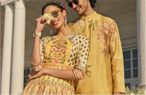 festive outfit for men and women from mumbai