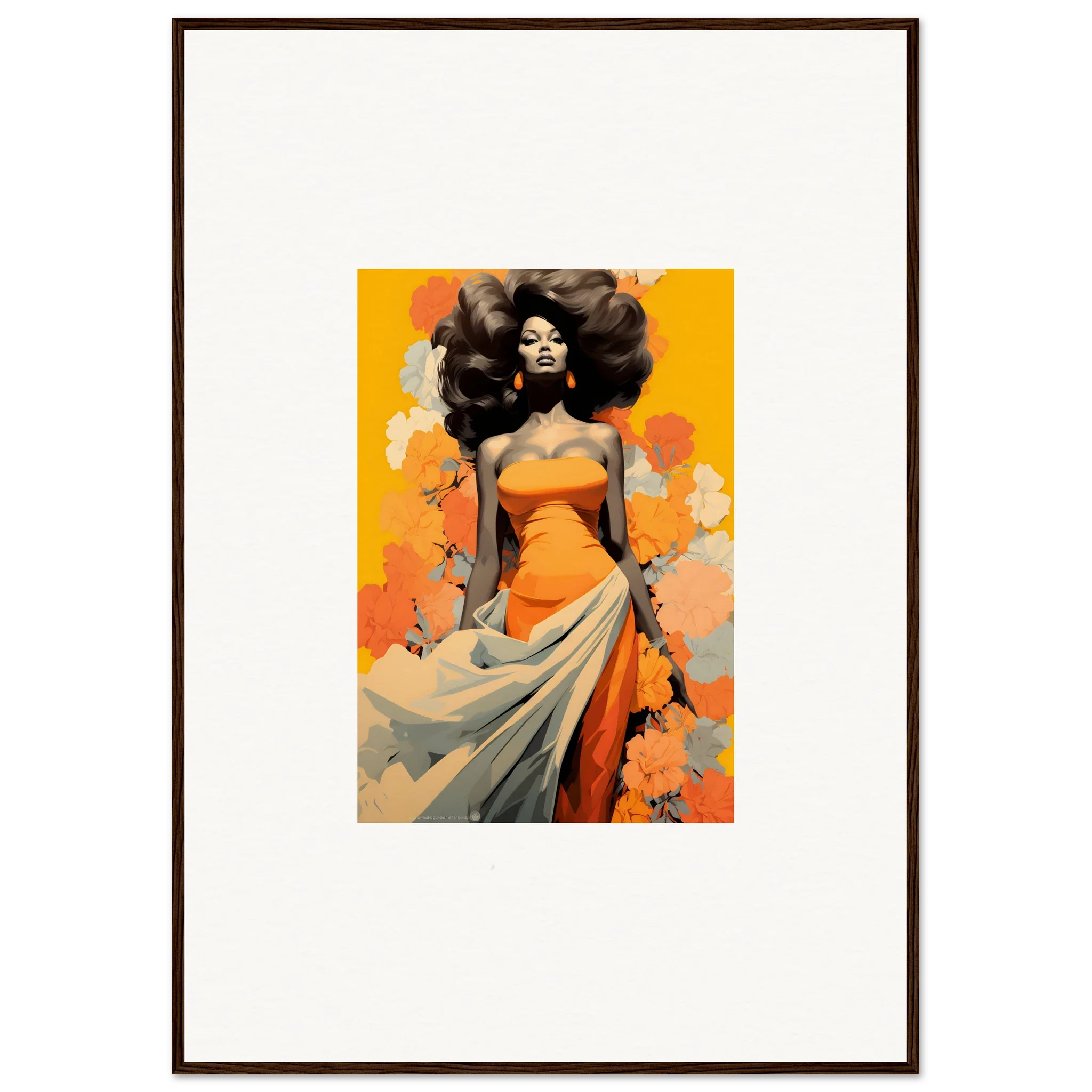 Gossamer Tulip Essence - Framed Print