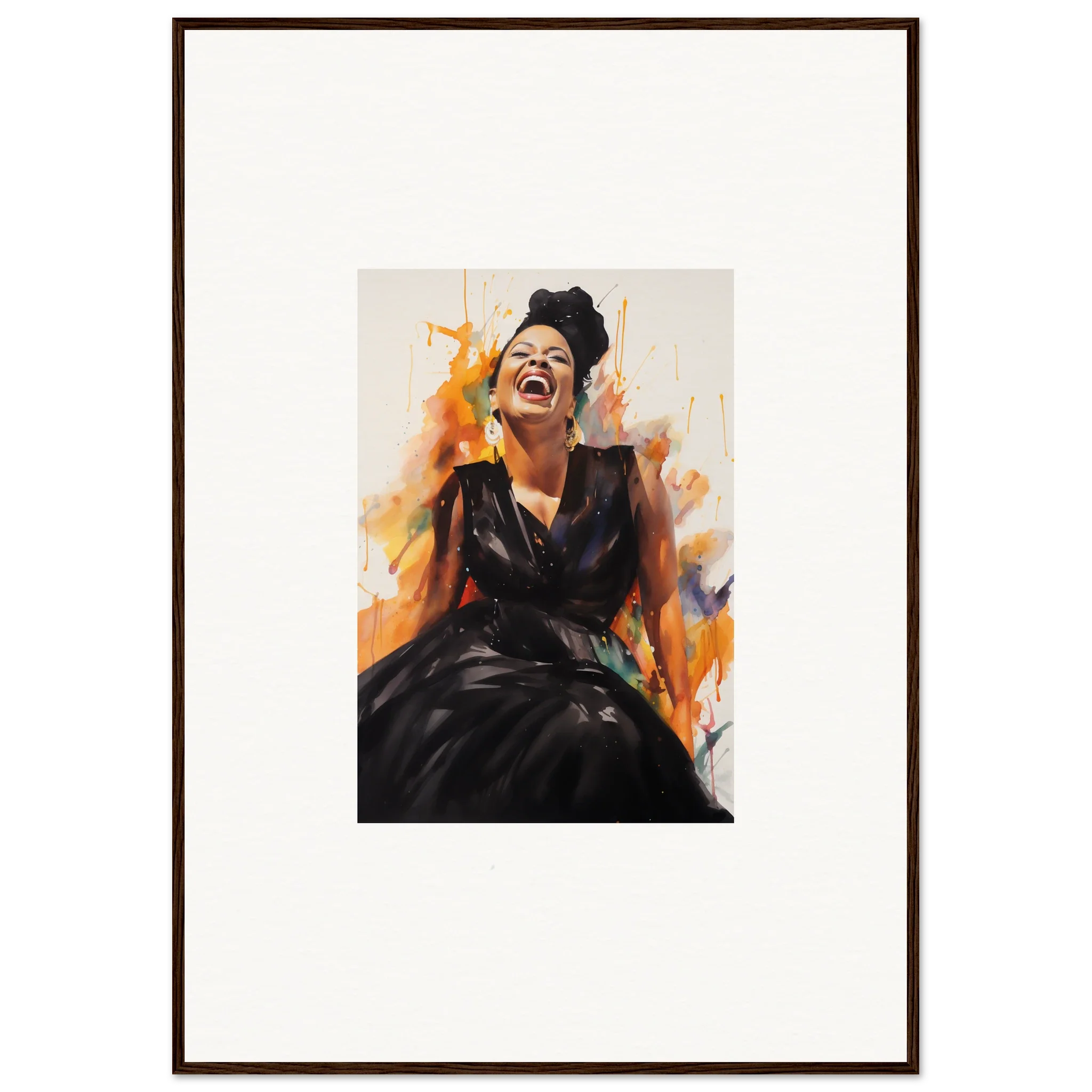 Joy's Prismatic Echoes - Framed Print