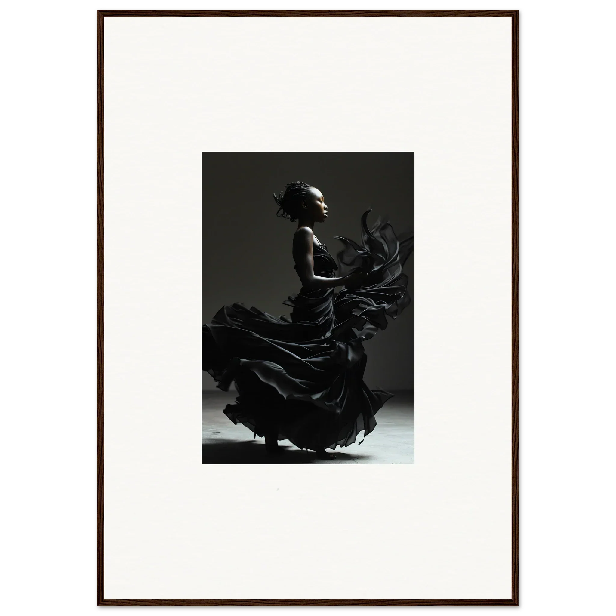 Ebon Rhythm Galaxies - Framed Print