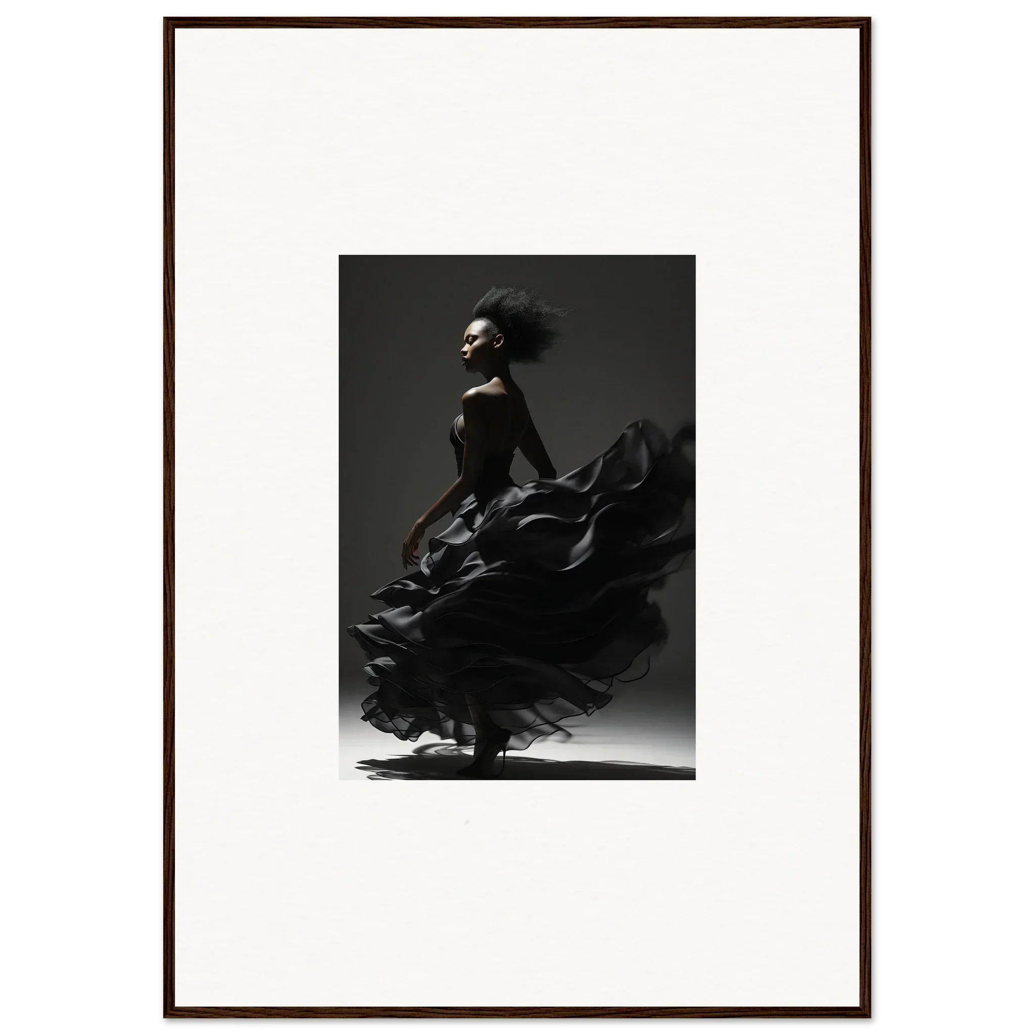 Ethereal Darkness Elegant - Framed Print