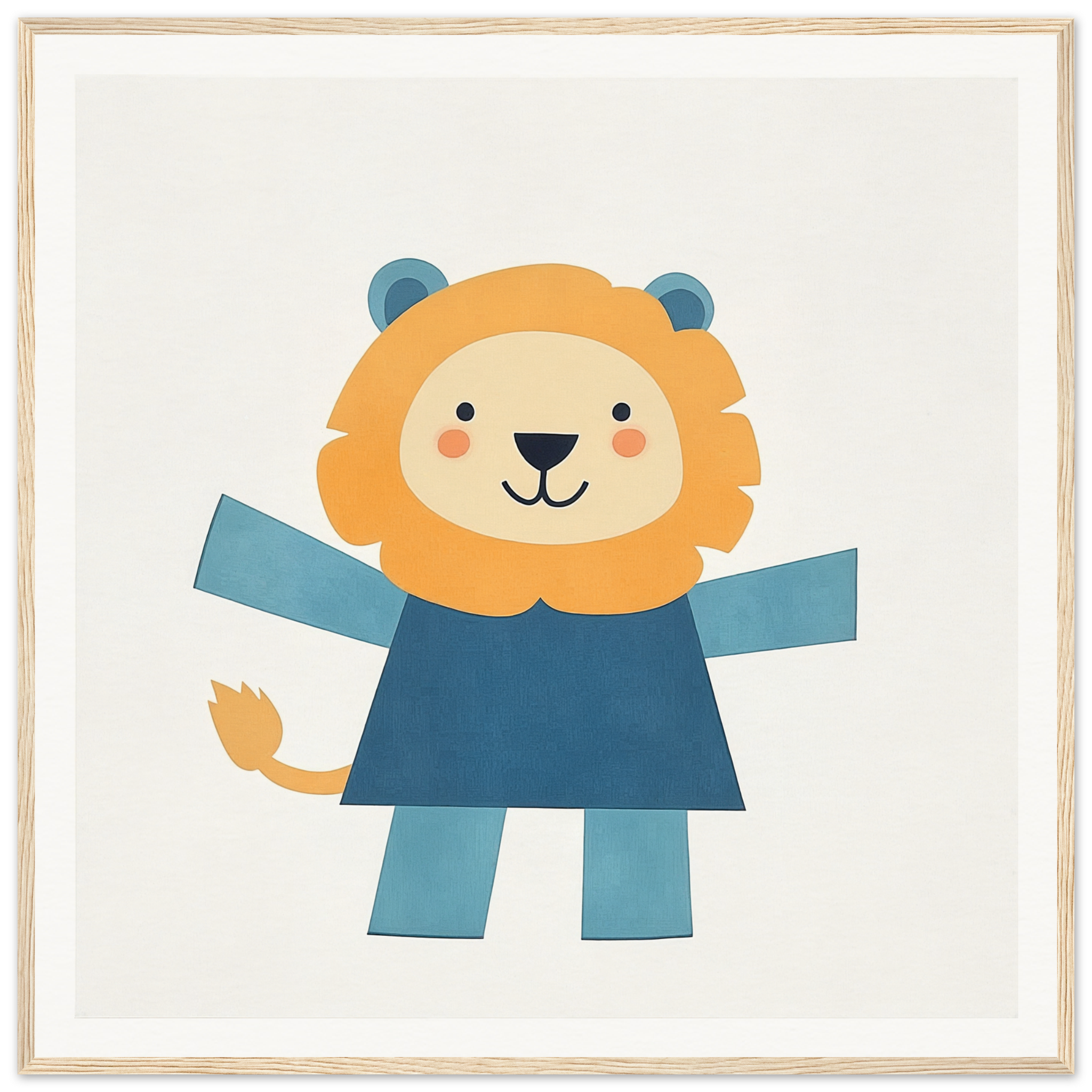 Lion's Vibrant Joy