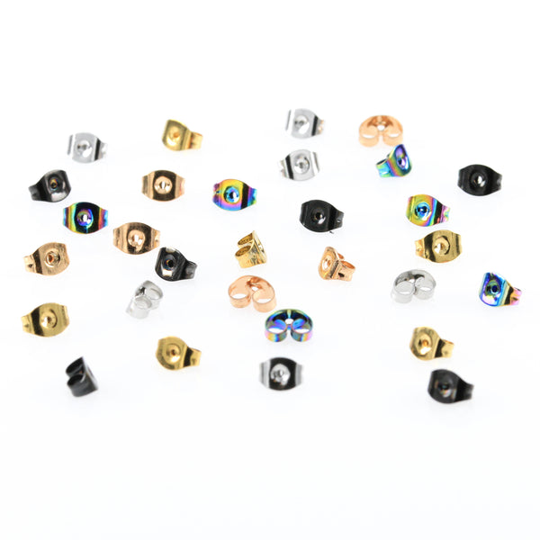 Lox Mega-Grip Locking Earring Backs - Goldtone