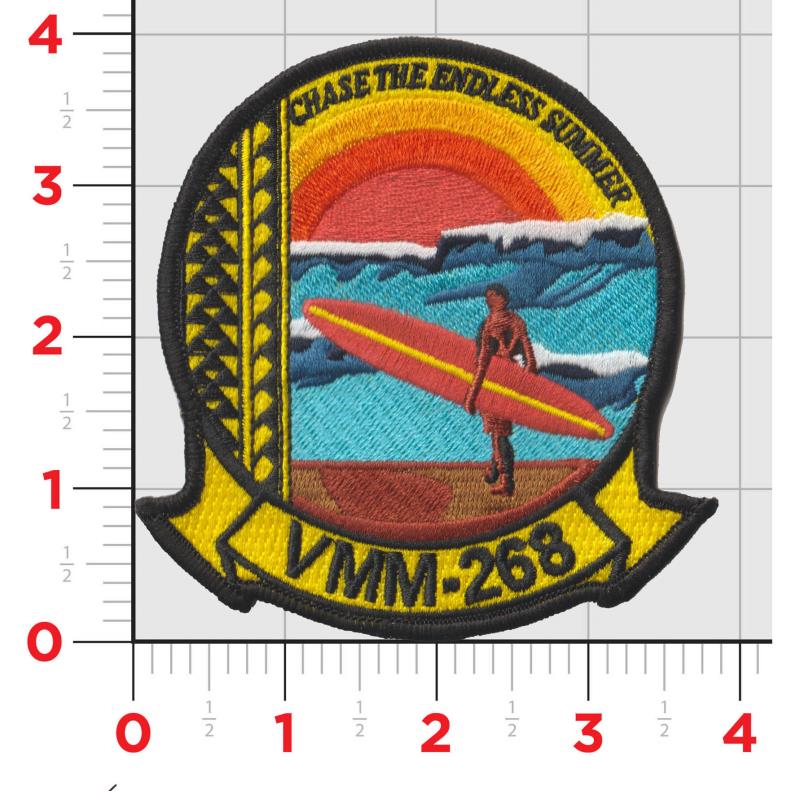 Official VMM-268 Red Dragons Friday Patch – MarinePatches.com - Custom ...
