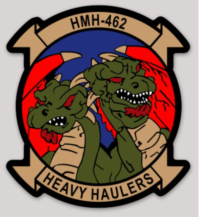 Officially Licensed USMC HMH-462 Heavy Hauler Sticker – MarinePatches ...