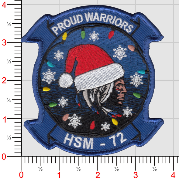 Shop HSM72 Proud Warriors Christmas Patches