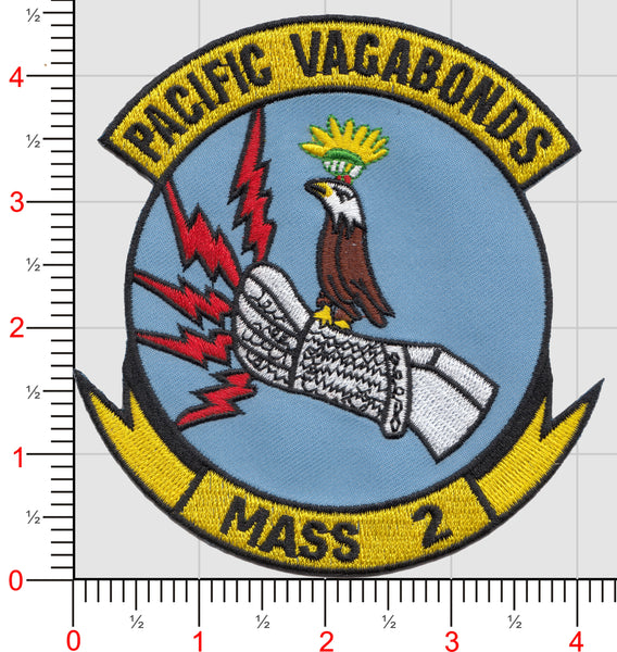 Officially Licensed Marine Aviation Support Squadron MASS-2 Patch ...