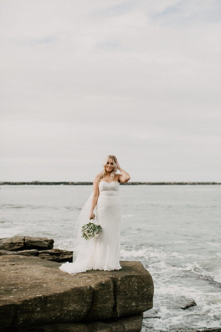 bright bayside wedding