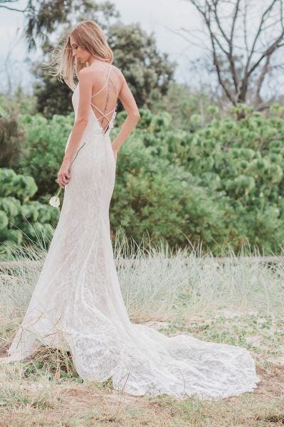 Valentina | Ivory Satin Wedding Gown – Grace Loves Lace AU
