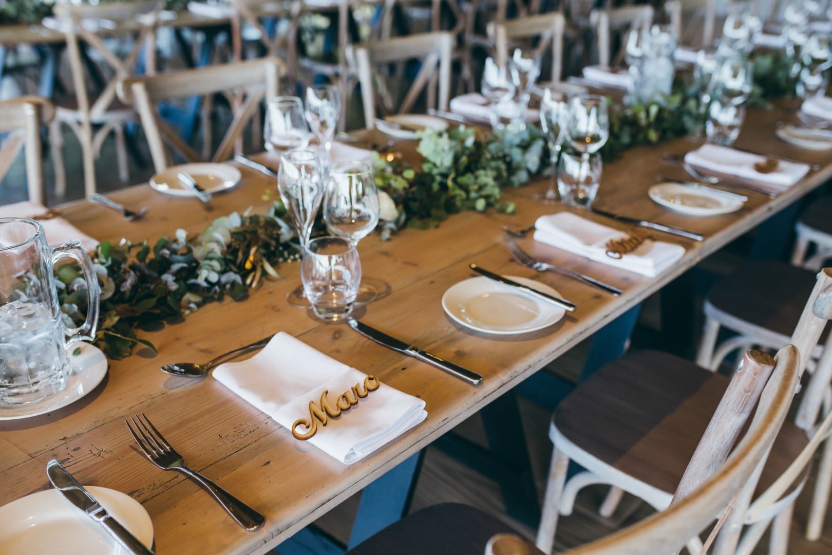 Preston Peak Winery Wedding tablescape