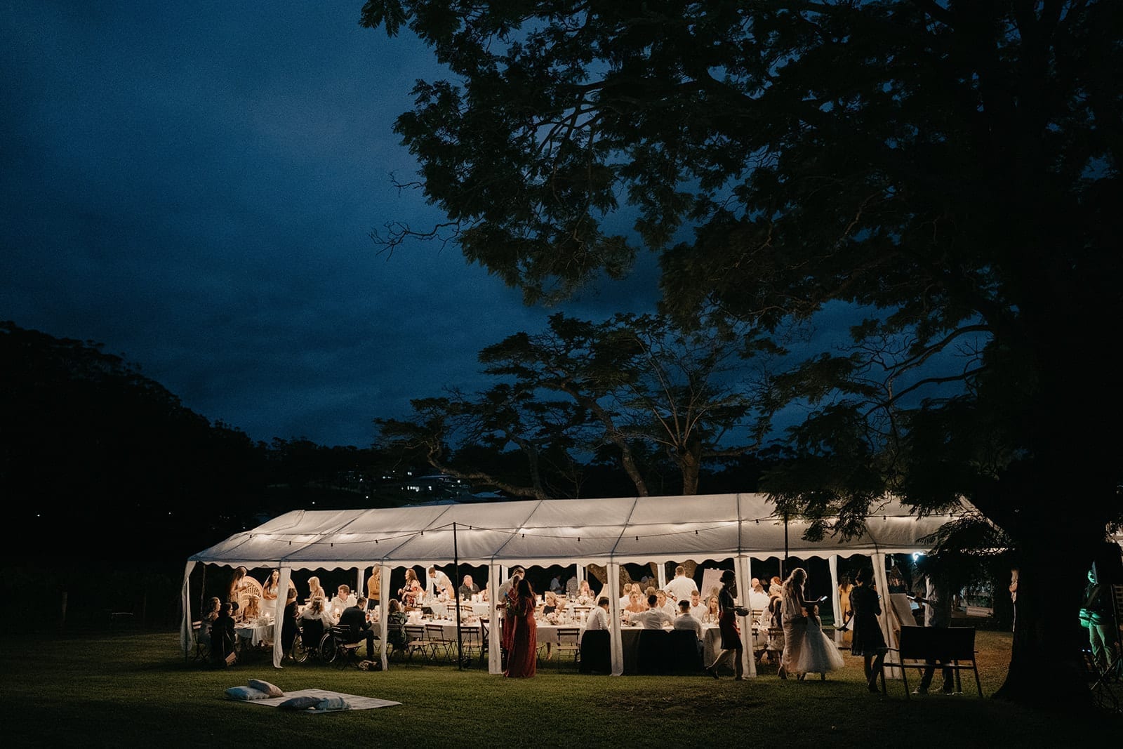 The reception catered by Little Fish Restaurant 