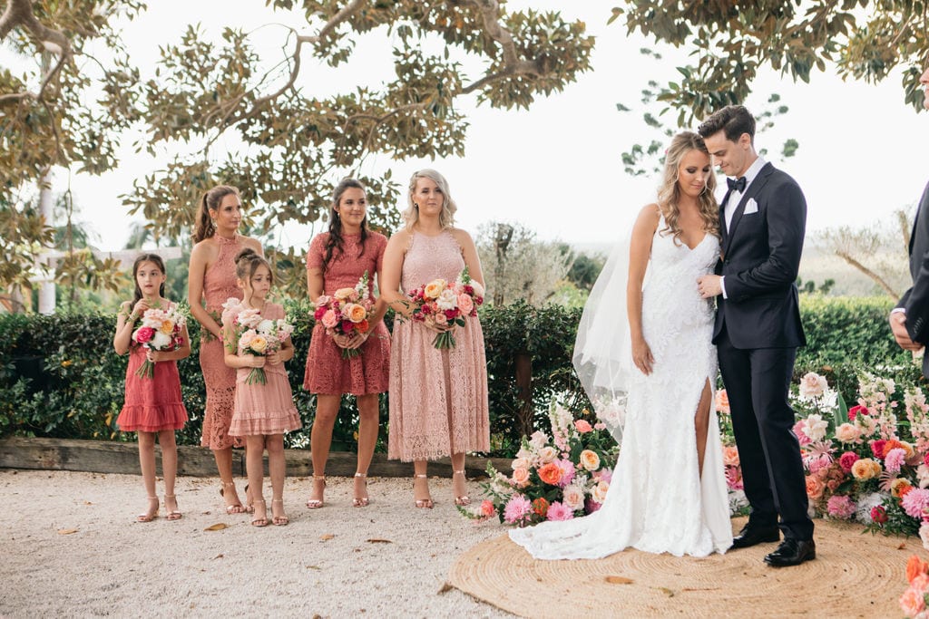 Bohemian byron wedding