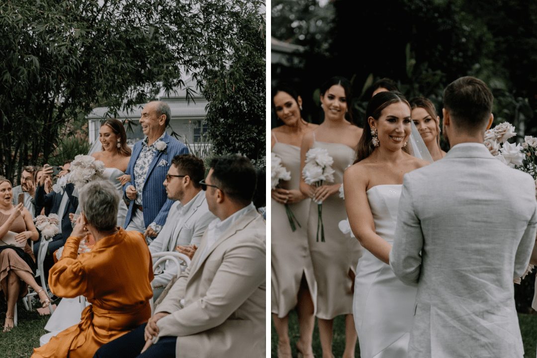 Modern Pronovias Oberon Bride Byron Bay