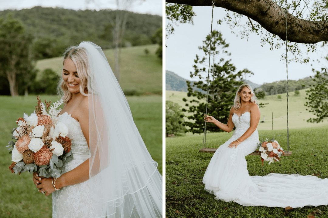 Cowbell Creek Pronovias Real Bride Rustic Country Wedding