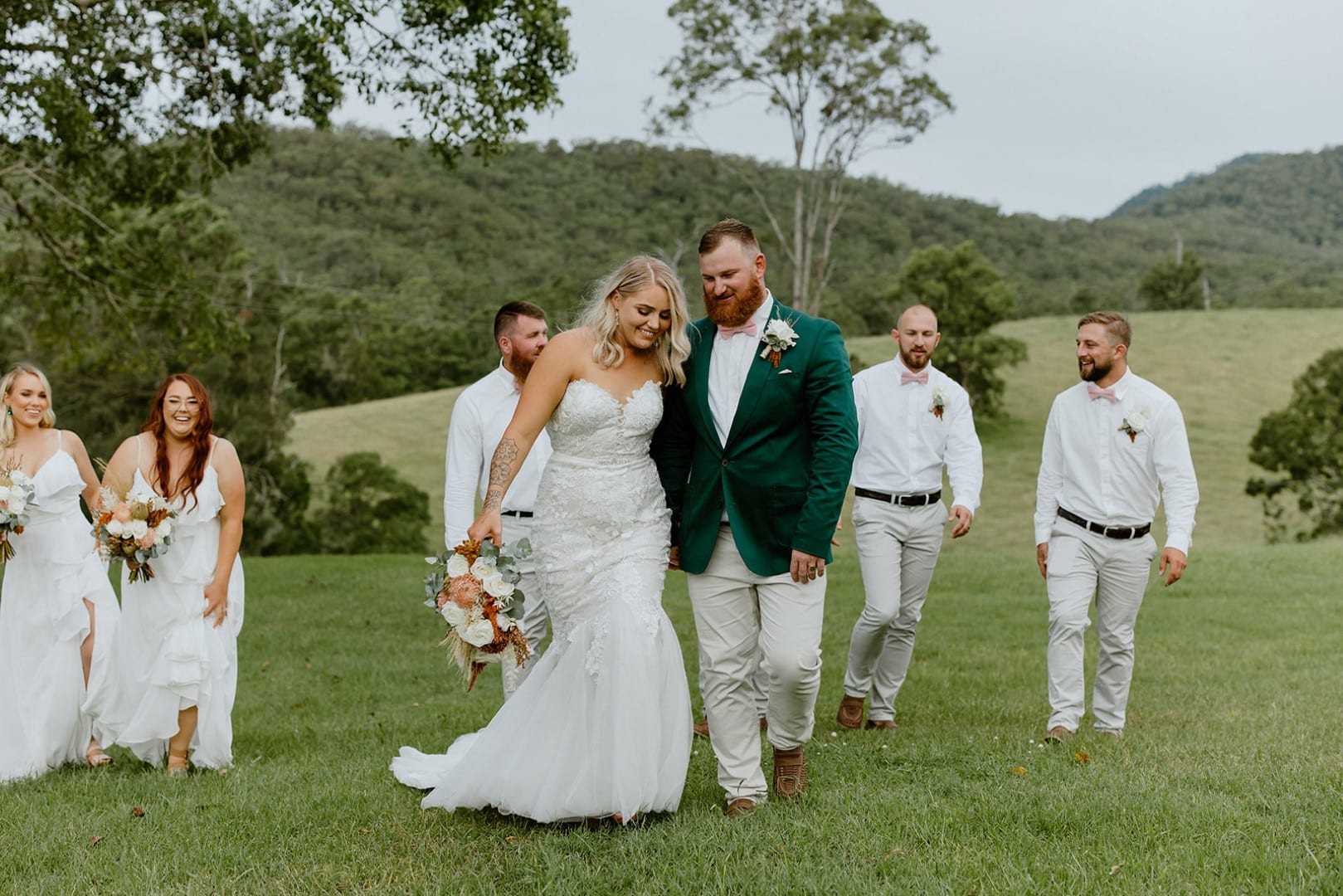 Cowbell Creek Pronovias Real Bride Rustic Country Wedding